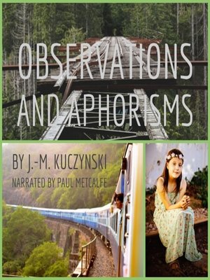 cover image of Observations and Aphorisms